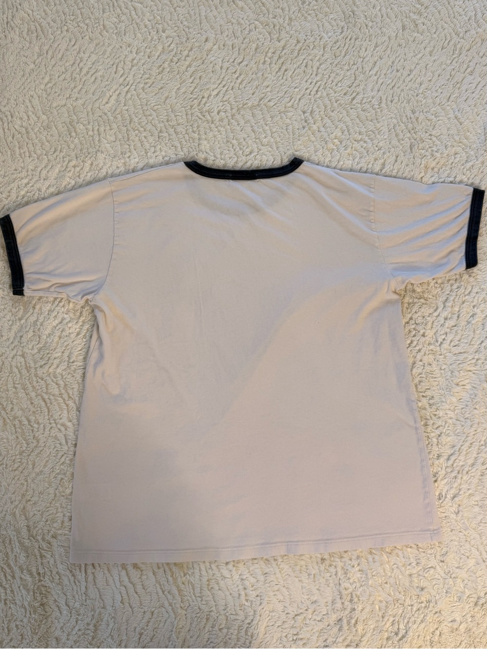 Daydreamer Cream Ringer Tee with Blue Star - Picture 4 of 4